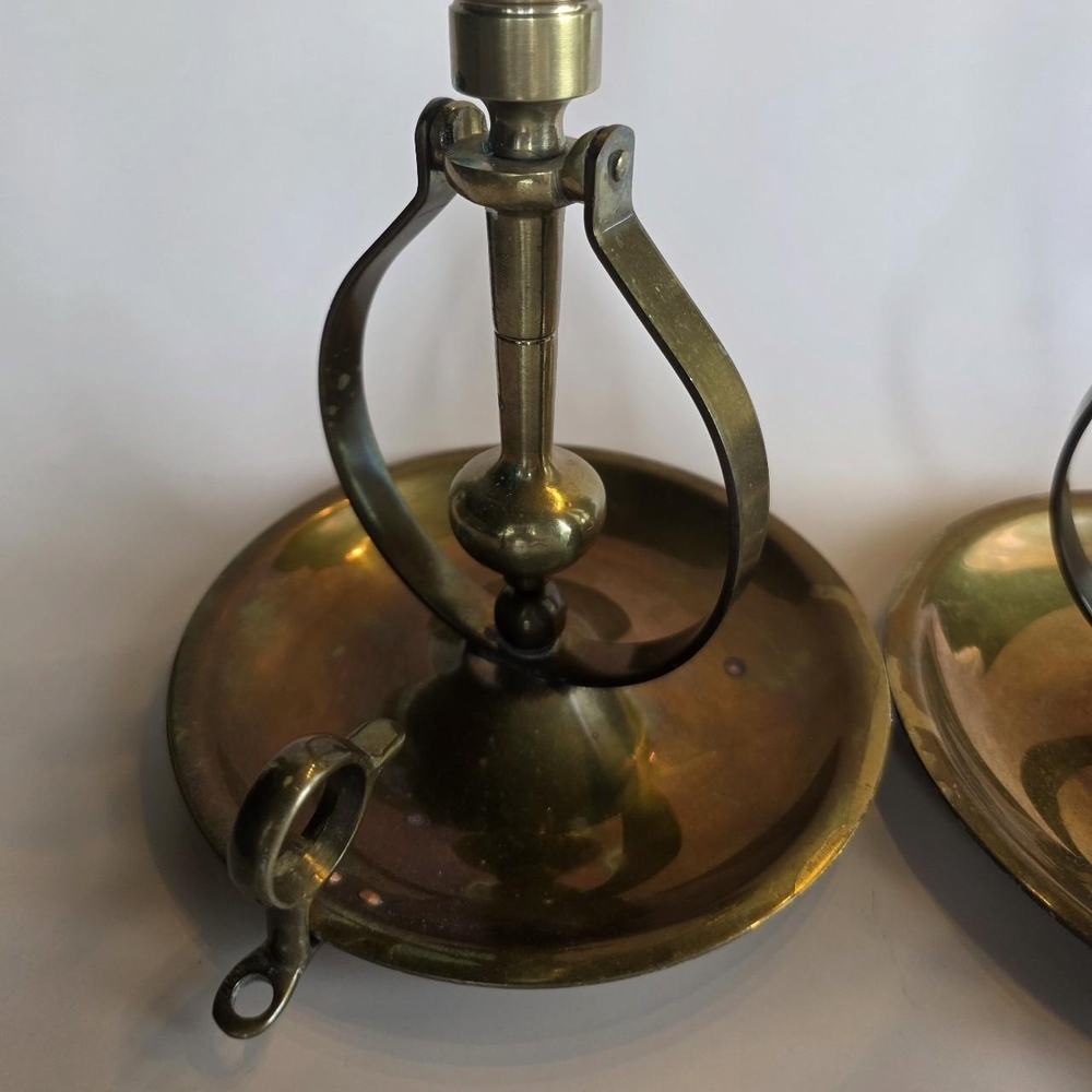 Elegant Brass Candle Holders - Picture 4 of 7